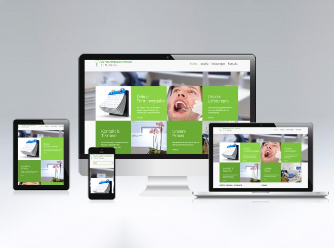 Webdesign Referenz für Zahnärzte